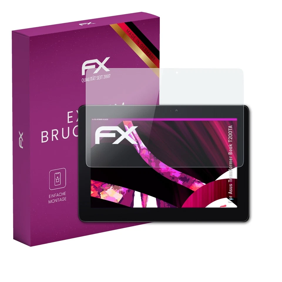 atFoliX Glasfolie für Asus Transformer Book T200TA Displayfolie 9H Schutzpanzer - Bild 1 von 4
