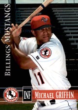 2005 Billings Mustangs Grandstand #15 Michael Griffin Cedar Hill Texas TX Card