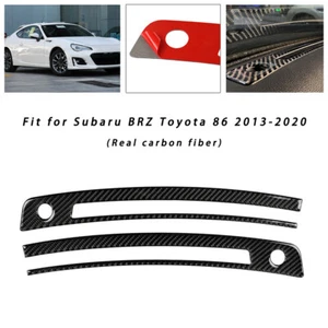 Dashboard Air Conditioning Cover For Subaru BRZ Toyota 86 13-20 Carbon Fiber - Picture 1 of 2
