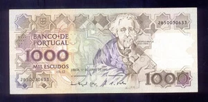 PORTUGAL 1000 Escudos 1993 P181j VF - Imagen 1 de 2