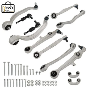 Control Arms Ball Joints Tie Rods 12Pcs Suspension Kit For Audi A4 Quattro B6 B7 - Foto 1 di 13