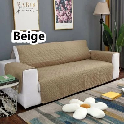 Funda Deslizante Acolchada Impermeable para Sofá, Antideslizante Muebles para Mascotas Sofá Protector Tiro Foto 1 de 4