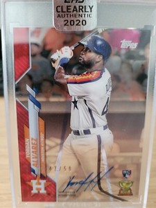 2020 Topps Clearly Authentic Yordan Alvarez