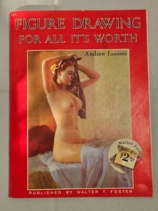 Vintage art education book, Figure Drawing For All It's Worth, by Andrew Loomis. - Picture 1 of 18