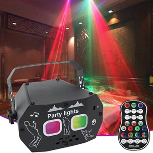 Disco Effect Light LED Stage Light Laser Projector RGB DJ Party KTV Show Lightas - Picture 1 of 14