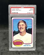 1976 Topps Brad Van Pelt Rookie #509 Football Card Graded Psa 9 Mint!!!!