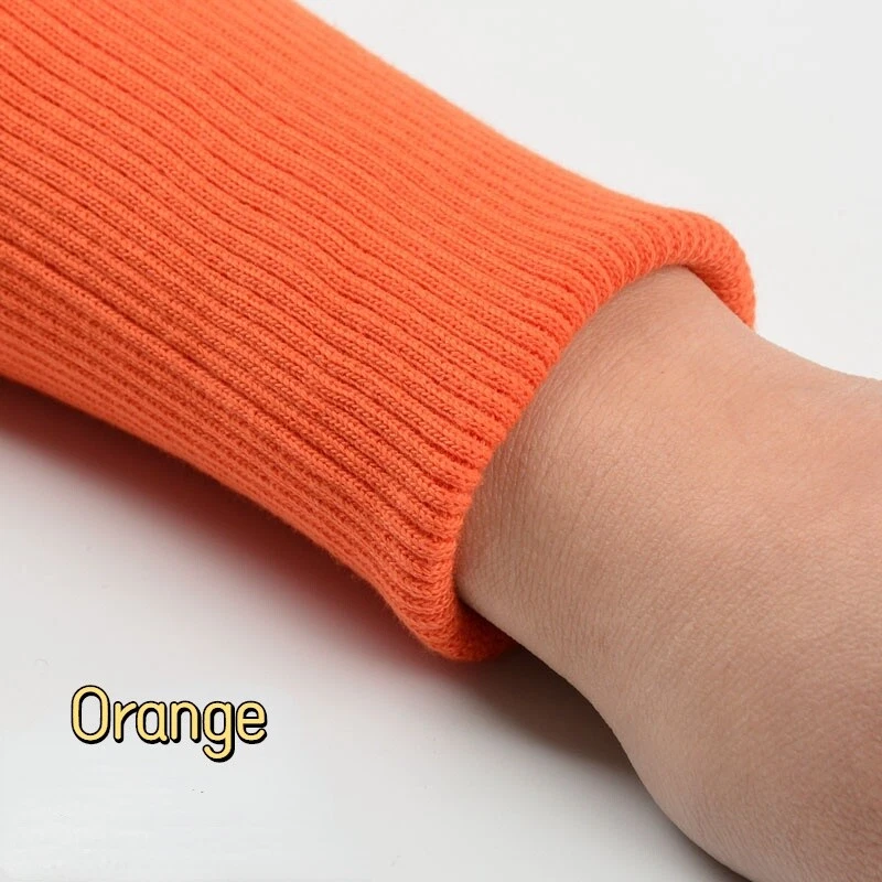 1PC 40CM Ribbed Cuffs Soft Stretch Knit Fabric for Coat Trousers Accessory Multi - Image 1 of 4