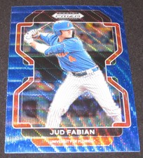 2022 Panini Prizm Draft Picks #PDP67 Jud Fabian Blue Wave Prizm Florida MINT!!