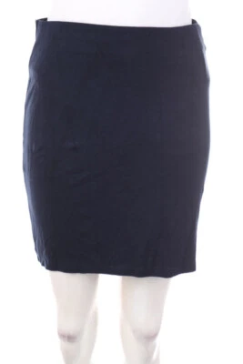 C&A Midi Skirt Viscose XS navy blue - Bild 1 von 4
