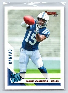 Parris Campbell 2019 Donruss #315 tela Rookies Indianapolis Colts 2-5 - Foto 1 di 2