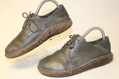 Zapatos cómodos Birkenstock Gary Oxfords para mujer talla 6 N 37 cuero brillante con cordones Foto 1 de 4