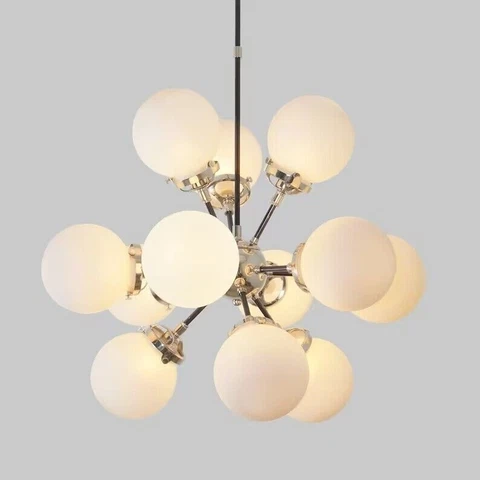 Mid Century Galaxy Chandelier , Mid Century Sputnik Pendant Lamp Cover