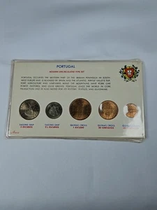 1969 - 1970 Portugal Modern Uncirculated Type Set 5 Coins - Picture 1 of 11