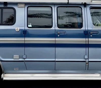 1994 Dodge Ram Van Side Rear Vent Window Pop-Out Glass Green Tint B150 B250 B350 - Image 1 of 4