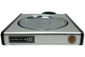 ^ NORELCO +12, # HB5145, Coffee Serving Plate Warmer, Retro Stainless Hot Plate - Picture 1 of 7