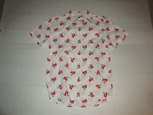 Sony Playstation Logo Button Up Shirt Sz M Video Games PS1 PS2 PS3 PS4 PS5 