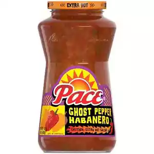 Salsa de pimienta y habanero Pace Extra Hot Ghost, 16 oz - Imagen 1 de 8