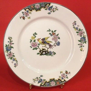 PORCELAIN BIRD PLATE CROWN POTTERIES 1950S VINTAGE MID CENTURY MODERN - Picture 1 of 8