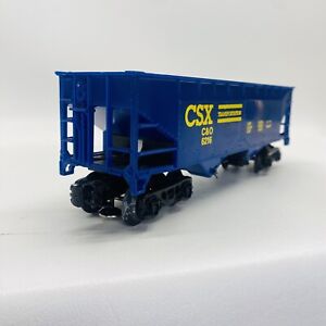 K-line O Gauge CSX Coal Hopper 6216 Blue Model Train