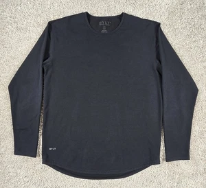 BYLT Premium Basics Shirt Mens XL Long Sleeve Lux Crew Dropcut Performance Blend - Picture 1 of 9