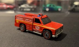 Hot Wheels Redline - 1974 Emergency Unit Fire Truck #50 Red Mattel - Hong Kong - Picture 1 of 9