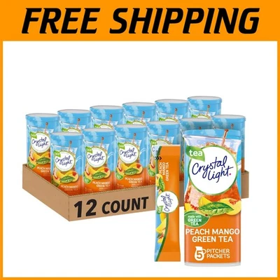 Polvo de té de mango melocotón con sabor natural, 60 porciones Foto 1 de 4