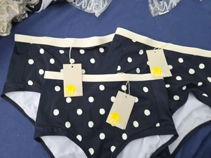 Job Lot X 3 Ladies Brand New Boden High Waist Bikini Bottoms Sz  10 Pokerdot #3 - Picture 1 of 11