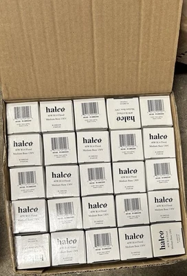 HALCO 40W R14 REFECTOR FLOOD BULB 130V 9101 BULBS DIMMABLE R14INT40 CASE OF 25 - Image 1 of 2