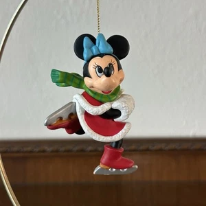 Grolier 1985 Disney Christmas Magic Minnie Mouse Schlittschuhe Ornament - Bild 1 von 3