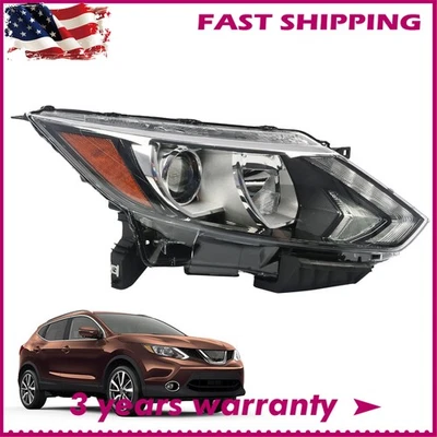Halogen Headlight Assembly For 2017 2018 2019 Nissan Rogue Sport Right Passenger - Image 1 of 4