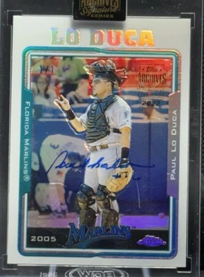 Paul LoDuca 2022 Topps Archives Signature Series Autógrafo Automático #'d 1/1 Foto 1 de 2
