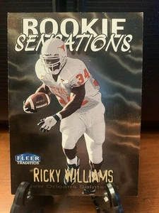 1999 Fleer Tradition #20RS Ricky Williams Rookie Sensations Rookie RC FREE SHIP - Picture 1 of 2