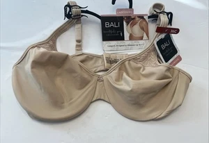 NEW Bali Women's Minimizer Bra - Beige - Full-Coverage Underwire - 36C - Picture 1 of 7