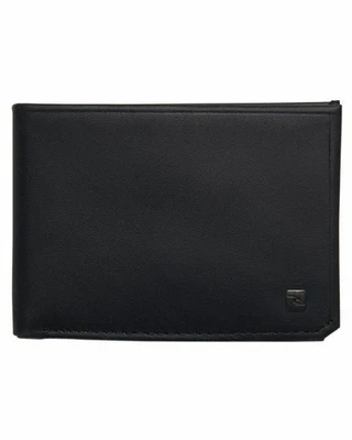 Rip Curl HYDRO LEATHER RFID SLIM WALLET Mens LEATHER Wallet New - BWLHF2 Black - Image 1 of 4