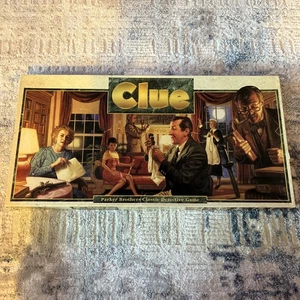 Juego de mesa Clue Classic Detective 1992 Parker Brothers 100 % completo - Imagen 1 de 7
