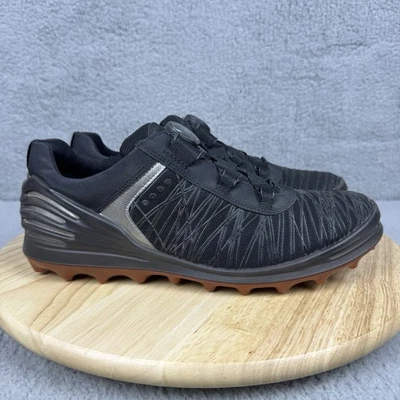 Ecco Hydromax Cage Pro BOA Mens Size 8 US 42 EU Black Golf Shoes Spikeless - Image 1 of 4