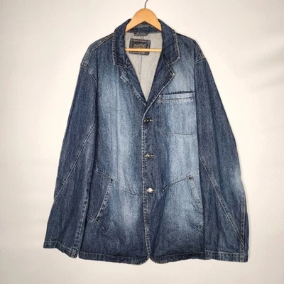 Marithe Francois Girbaud Oversized Denim Jacket XXXXL - Image 1 of 4