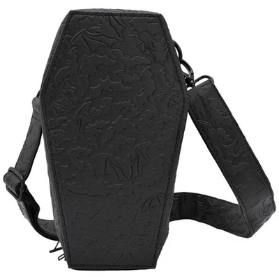 Kreepsville 666 Coffin Hip Pouch Embossed Bats Fanny Pack Shoulder Crossbody Bag - Image 1 of 4