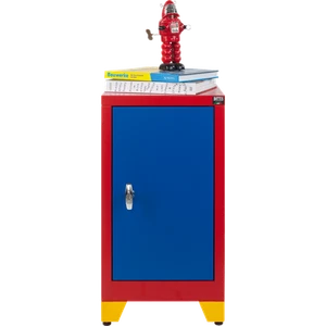 Design-Sideboard, rot. - Bild 1 von 7