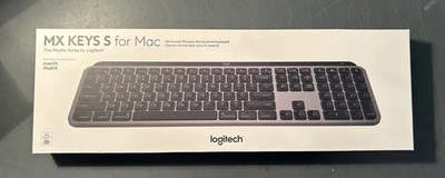 Logitech MX Keys S for Mac Advanced Wireless Illuminated Wireless Keyboard New - Image 1 of 3