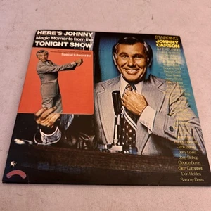Here's Johnny Magic Moments From The Tonight Show 1974 Records 2 LP With Poster - Picture 1 of 10
