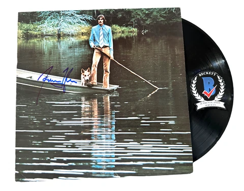 JAMES TAYLOR SIGNED AUTOGRAPH ONE MAN DOG ALBUM VINYL LP BAS BECKETT Cover