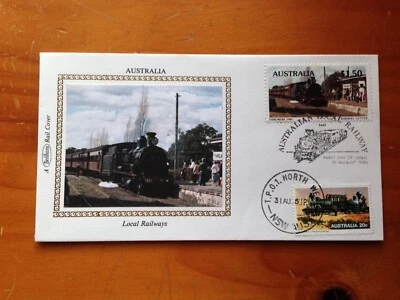 1985 AUSTRALIA LOCAL RAILWAYS THIRLMERE CINDERELLA STAMP COVER BY BENHAM UK 6 - image 1 of 2