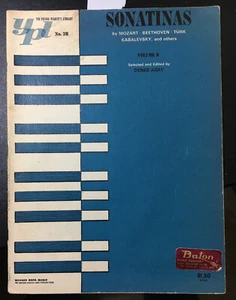 Junge Pianistenbibliothek Nr. 2B Vol. B - SONATINAS - Herausgegeben von Denes Agay - Bild 1 von 5
