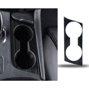 1pcs Water Cup Cover Trim Black Central Console Steel For 2016-2020 Cadillac XT5 - Imagen 1 de 6