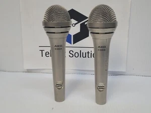 2X AKG D320-B 80's Vintage Dynamic Microphone D 320 B - Picture 1 of 13