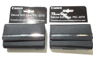 Canon PowerShot custodia per fotocamera Deluxe morbida PSC-2070 - nero (2 custodie) - Foto 1 di 11