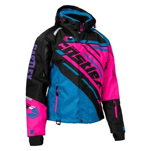 Chaqueta de moto de nieve Castle X REACT FLOATER para mujer proceso azul/rosa globo/carbón - Imagen 1 de 2