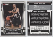 2008-09 Topps Tip-Off Tony Parker #9 HOF