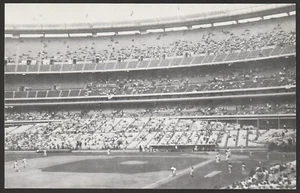 Postal del estadio Shea de los New York Mets de la MLB de los New York Jets - edición de George Tinker - Imagen 1 de 2